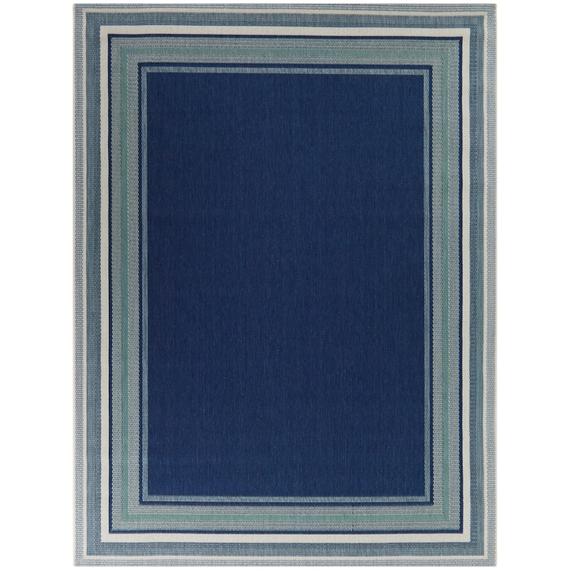 Kalena Bordered Indoor/Outdoor Area Rug