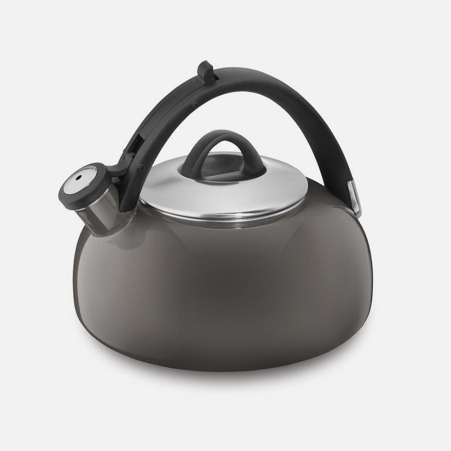 Whistling Tea Kettle Stainless Steel Teapot, Teakettle for Stovetop  Induction Stove Top, Fast Boiling Heat Water Tea Pot 2.2 Quart(Gray)
