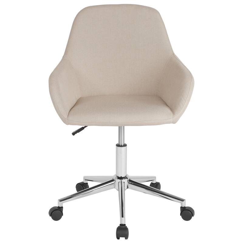 Home & Office Mid-Back LeatherSoft Upholstered Swivel Chair