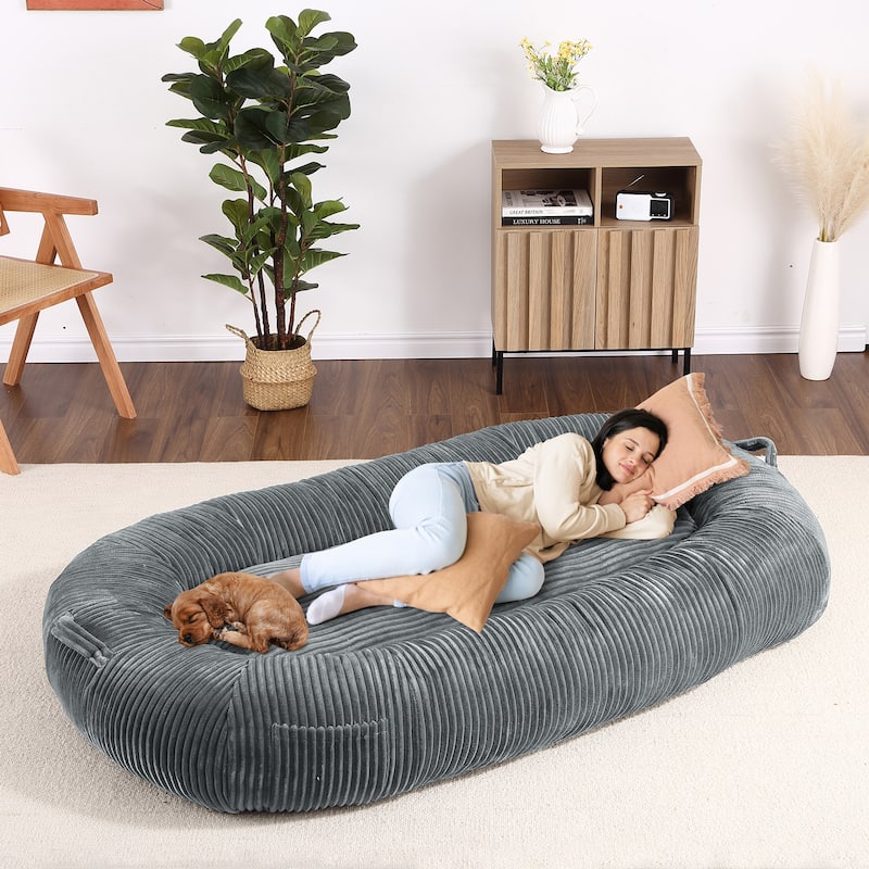 Eie Giant Dog Bed Washable Human Size Bed With Removable Cover