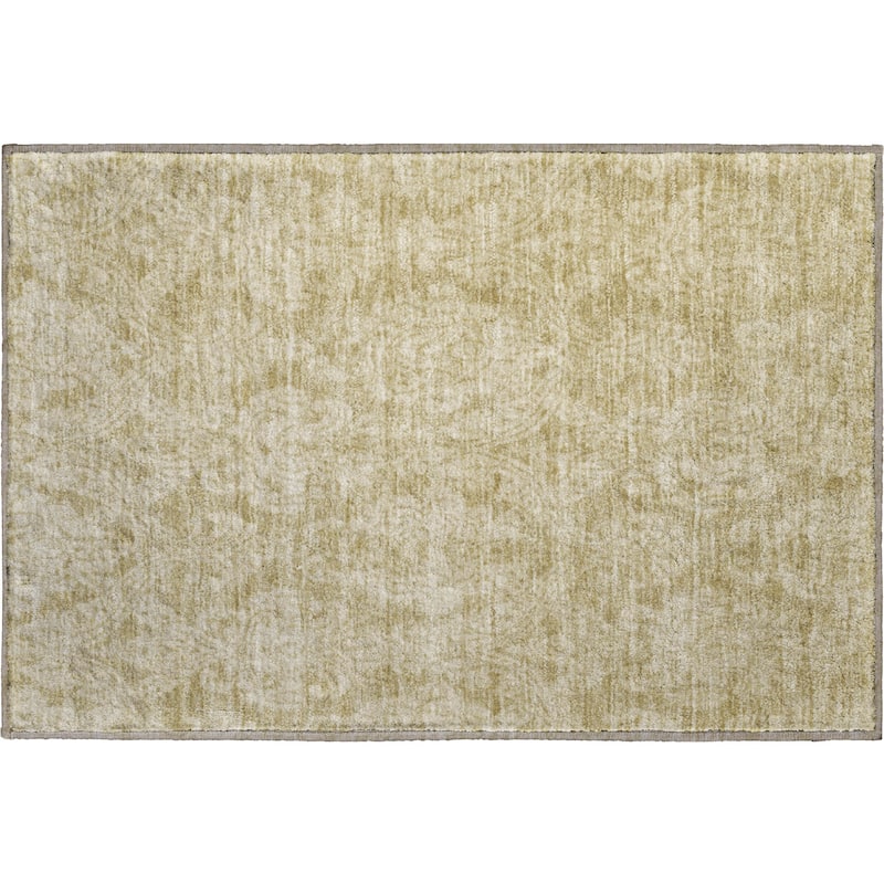 Premium Washable Super Soft Traditional Damask Mayfield Rug