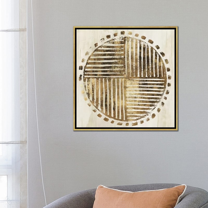 iCanvas "African Lines I" by Eva Watts Framed Canvas Print