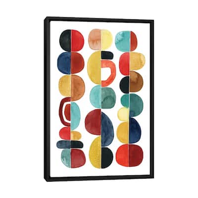 iCanvas "Midcentury Sunrise II" by Grace Popp Framed Canvas Print