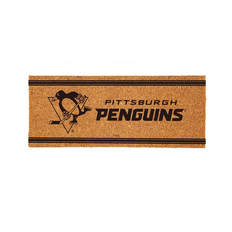 Pittsburgh Penguins Monochrome Indoor/Outdoor Coir Door Mat