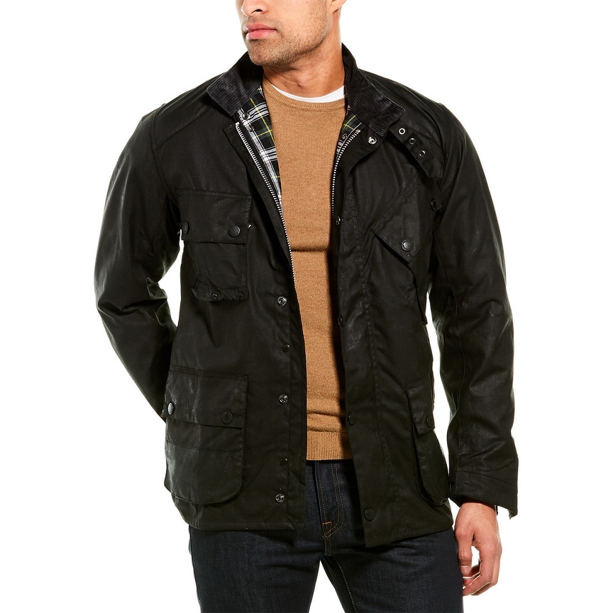barbour chaser wax jacket