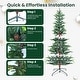 preview thumbnail 30 of 34, 4/5/6/7/8 FT PE/PVC Mixed Automatic Steel Wire Christmas Tree
