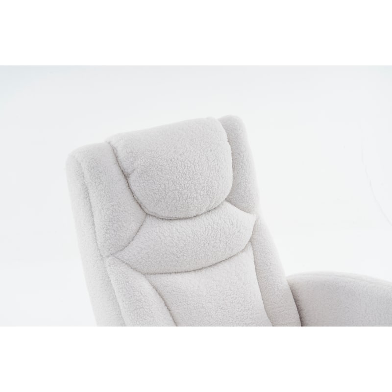 Teddy Rocking Chair With Adjustable Footrest