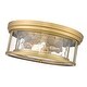 preview thumbnail 6 of 6, Clarion 3 Light Flush Mount