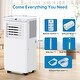 preview thumbnail 1 of 5, 8000 BTU Portable Air Conditioner, Evaporative Air Cooler with Remote Control White