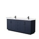 preview thumbnail 14 of 114, Miranda Double Vanity Set, Cultured Marble Top, No Mirror