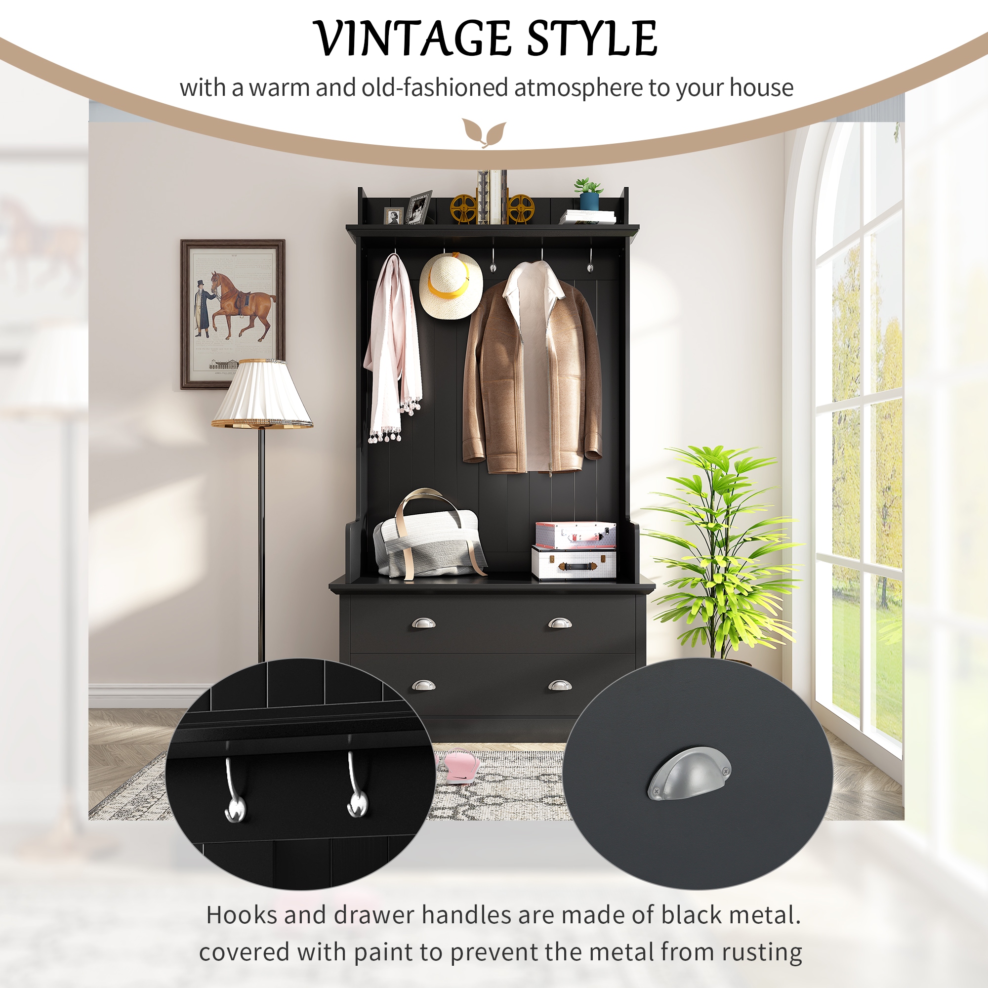 Old style sales coat rack