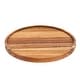 preview thumbnail 6 of 4, MegaChef 12 Inch Acacia Wood Lazy Susan Tray