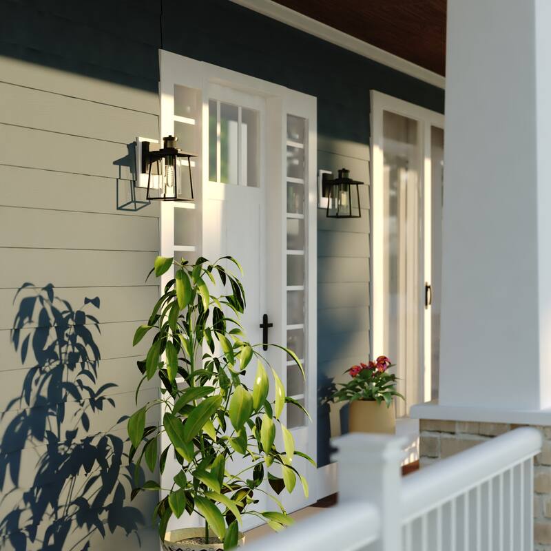Vaxcel Lighting T0729 Geneva 11" Tall Outdoor Wall Sconce with Clear