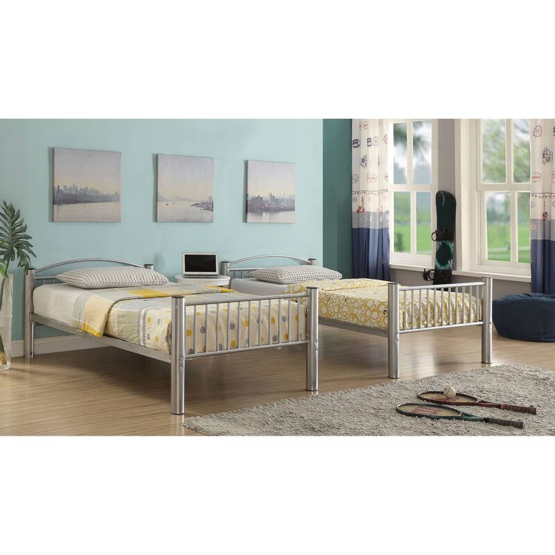 Booker Twin over Twin Bunk Bed with Ladder