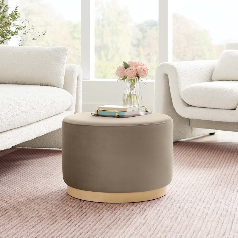 Tilden 16"/23"/29"/38" Performance Velvet Upholstered Ottoman
