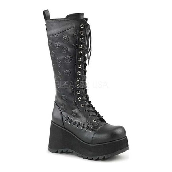 women's lace up platform boots