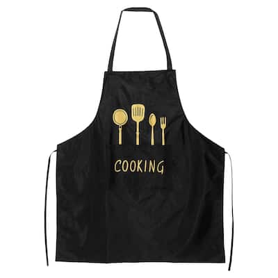 Bib Apron 72x65cm Unisex Cooking Aprons with 2 Pockets - 28.35" x 25.59"