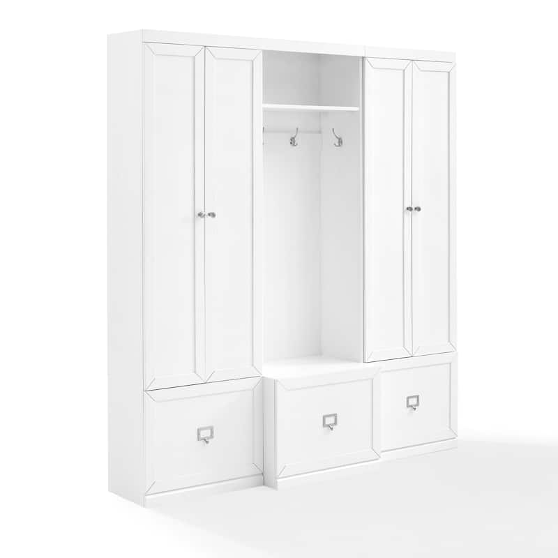 Crosley Harper 3Pc Entryway Set - 33"W x 16.5"D x 74"H