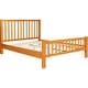preview thumbnail 23 of 53, Hampton Wooden Platform Bed with Slatted Headboard and Footboard
