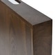 preview thumbnail 69 of 76, KINWELL Square Black Walnut Wood Serving Tray Ottoman Tray with Handles
