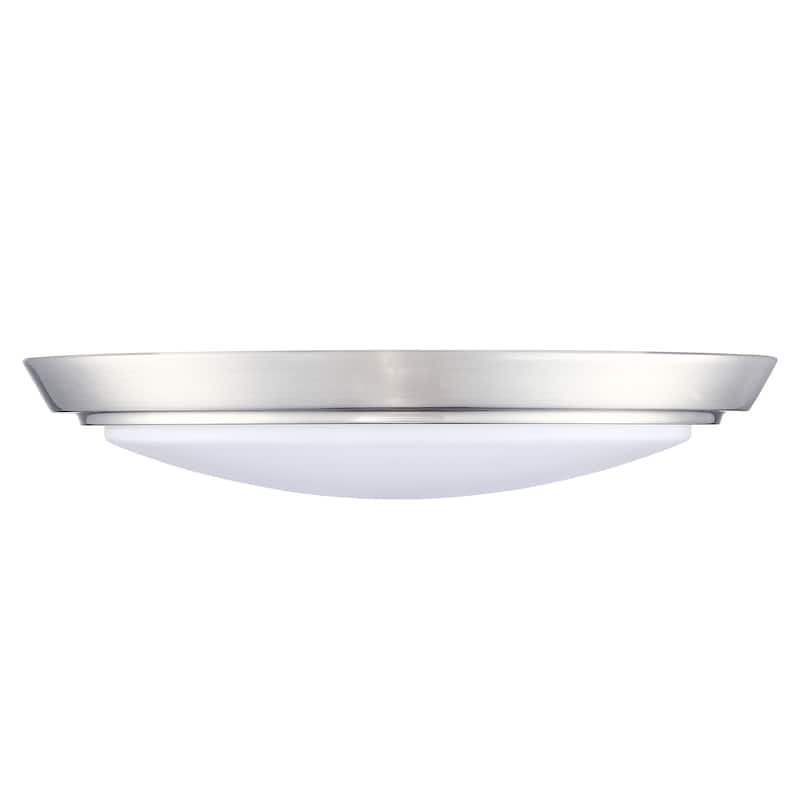2Pack-23W LED Dimmable Round Globe Flush Mount Ceiling Light - 23W-2PCS 12.99"x12.99"x2.36"
