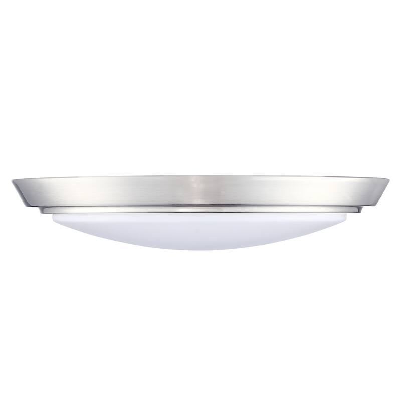6Pack-23W LED Dimmable Round Globe Flush Mount Ceiling Light - 23W-6PCS 12.99"x12.99"x2.36"