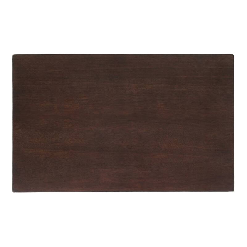 NPD Furniture Callan Nightstand / Side Table 2 Drawers, Dark Walnut