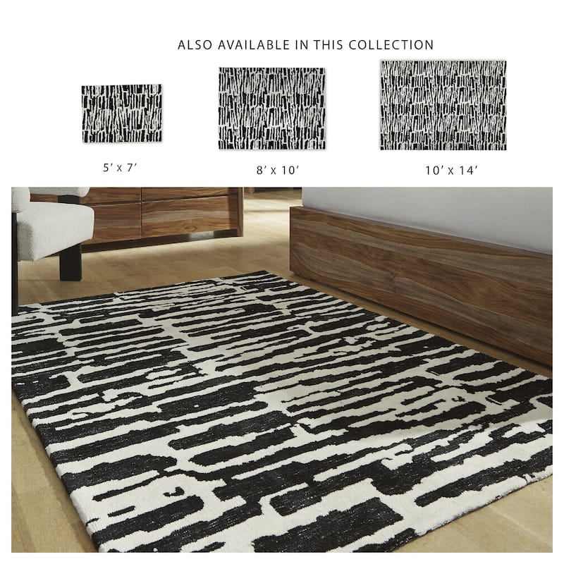 Signature Design by Ashley Bramshaw Black/Ivory Rug