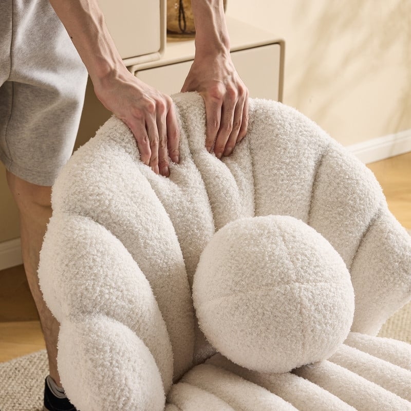 Shell-Shaped Vanity Chair