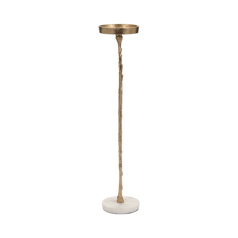 Sagebrook Home Elegance Redefined - Chic Sculptural Candle Holder for Enlightening Ambiance, Home Decor Statement Piece