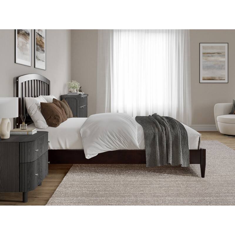 Quincy Solid Wood Low Profile Platform Bed