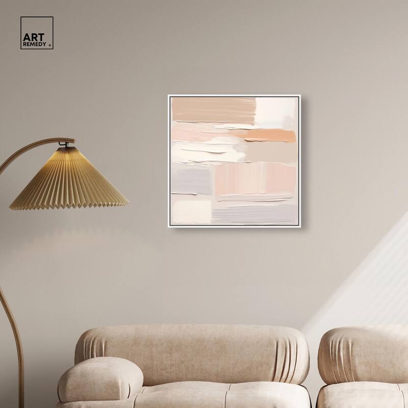 Roseate Cream Tones III Canvas by Art Remedy