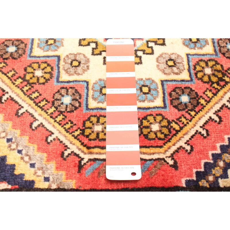 ECARPETGALLERY Hand-knotted Konya Anatolian Red Wool Rug - 3'4 x 10'10