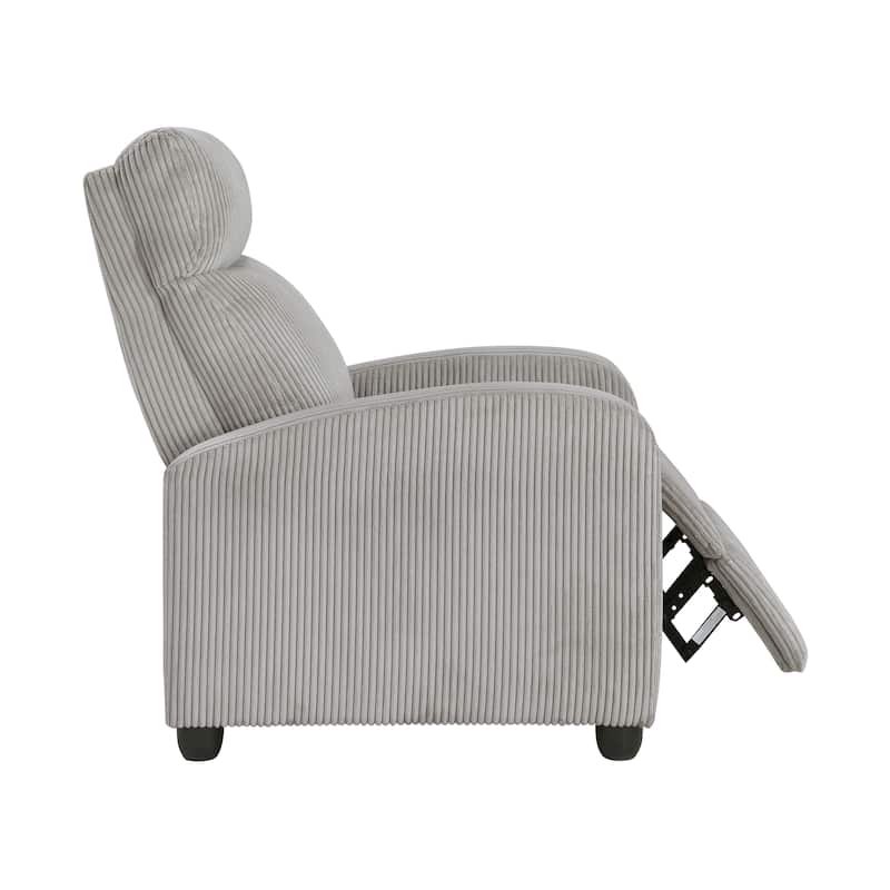 Covelo Corduroy Push Back Reclining Chair
