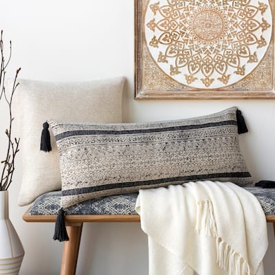 Artistic Weavers Mariel Bohemian Lumbar Pillow with Tassels