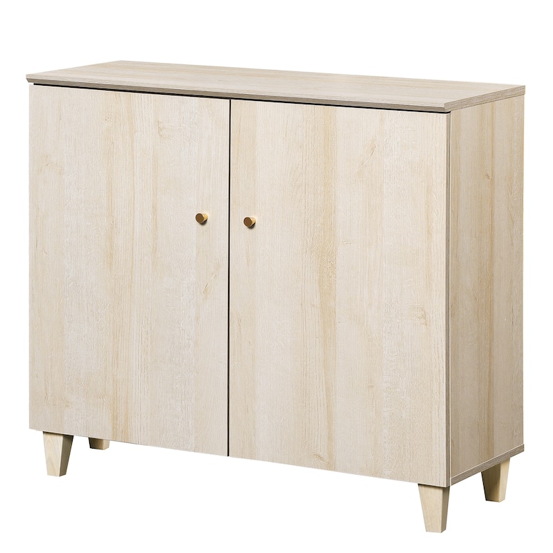 Buffet Cabinet with 3 Compartments for Dining Room, 32.4"H Sideboard