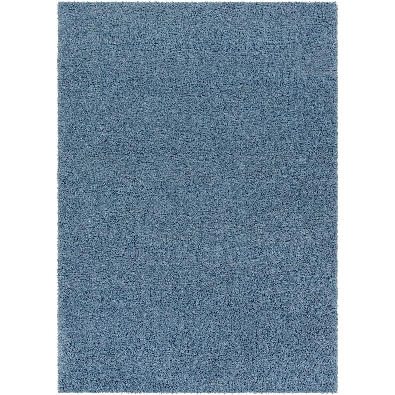 Livabliss Deluxe Shag Minimalist Medallion Area Rug