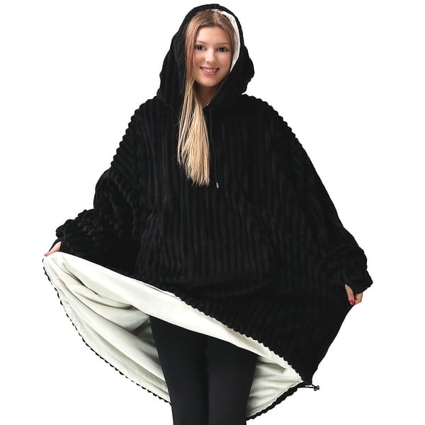 Huggle Hoodie Wearable Hoodie Blanket Snuggle Blanket Oversized