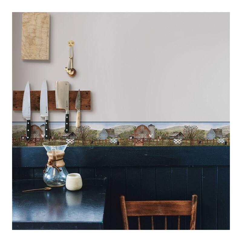 Chesapeake Clarksville Blue Farm Border - 6 x 180 x 0.025