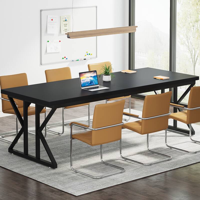 6FT Conference Table Meeting Room Table - Black