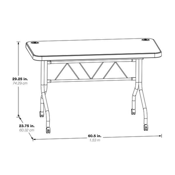 Multi Lock Hand Table OS Home and Office Furniture Model Work Smart 5' Resin Multi Purpose ...