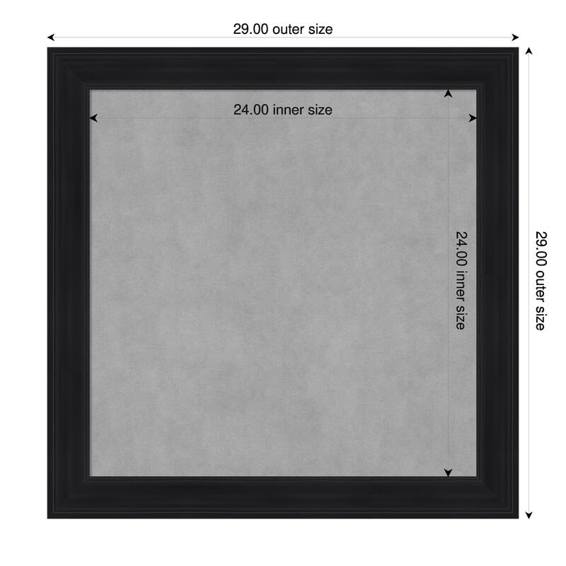 Amanti Art Abbey Black Framed - 29 x 29 in