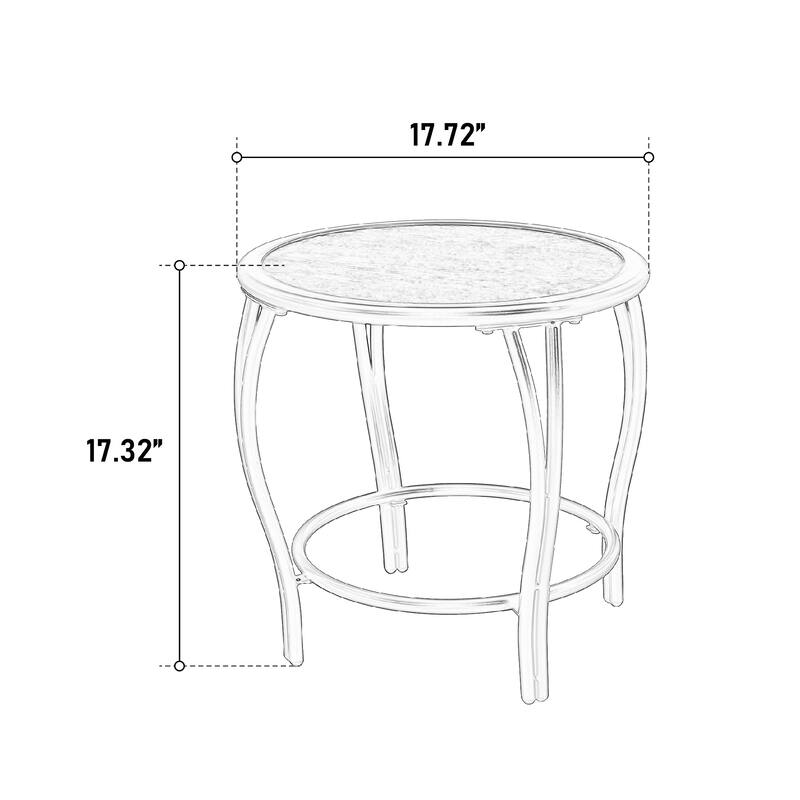 3 Pieces Patio Wicker Furniture Set with Coffee Table