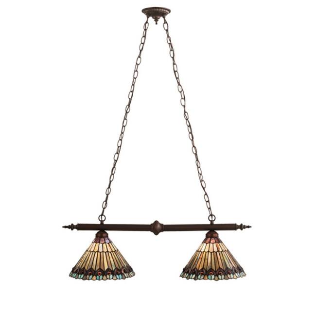 Meyda Tiffany 195518 2 Light 34" Wide Linear Pendant