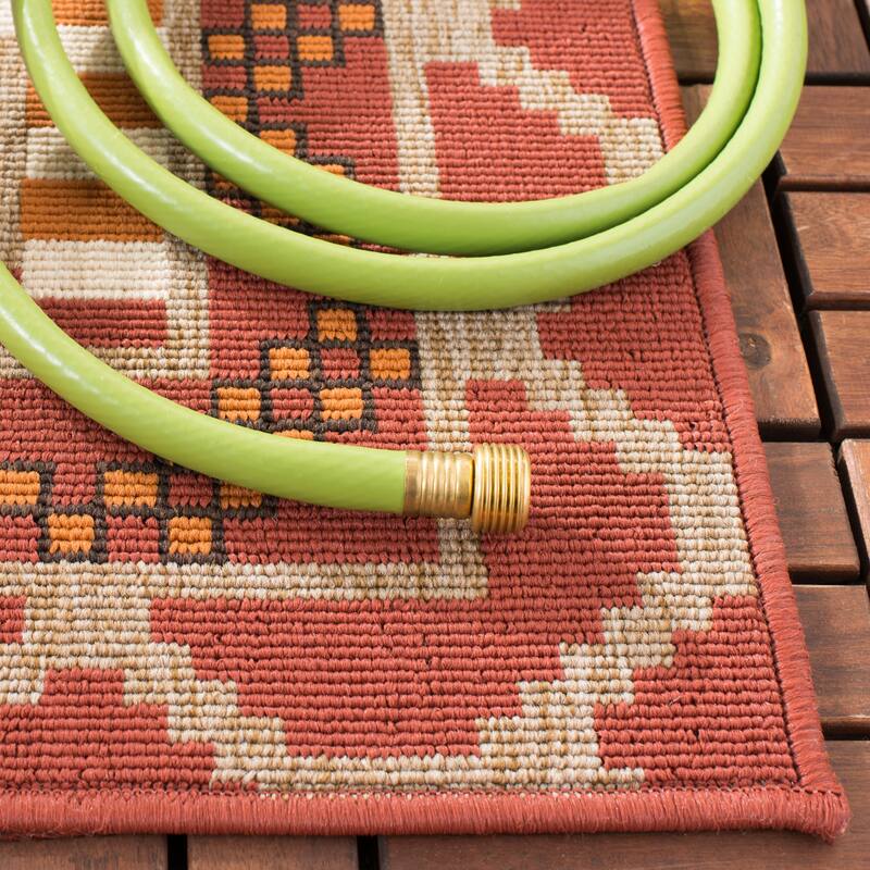 SAFAVIEH Veranda Vitaline Indoor/ Outdoor Waterproof Patio Backyard Rug