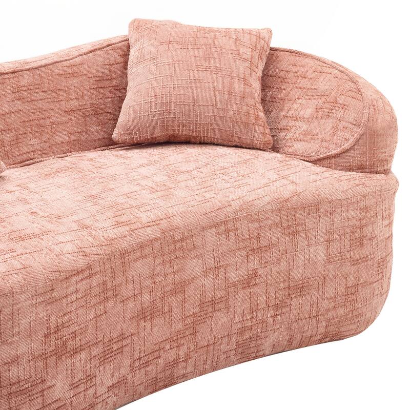 Compress Sofa. It Has Armrests on Both Sides, Comes with Two Pillows