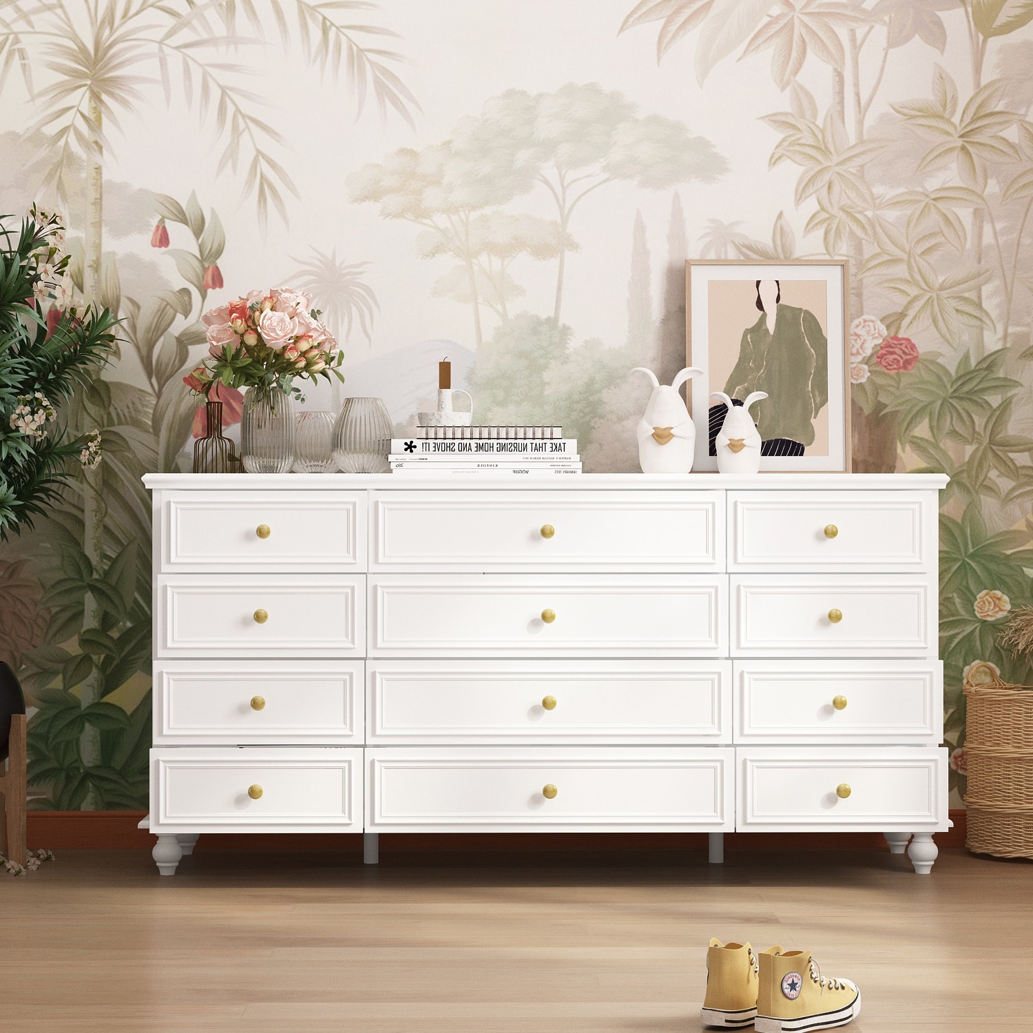 dresser white lacquer 55.1"Wide Storage Chest Storage Dresser Bedroom - On Sale - Bed Bath & Beyond The Martelli Dresser blends lacquer Solid Foundation | Custom Made