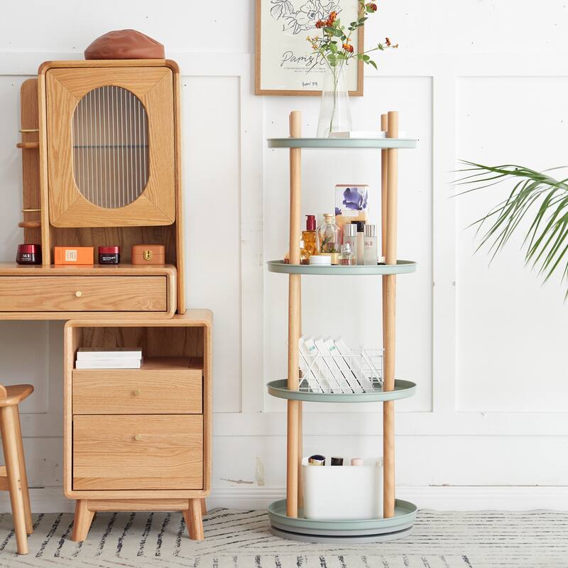4 Tier 360 Rotating Storage Shelf