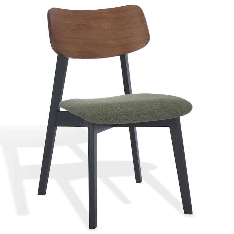 SAFAVIEH COUTURE Divya Wood Dining Chair (Set of 2) - 19"W x 22"D x 31"H