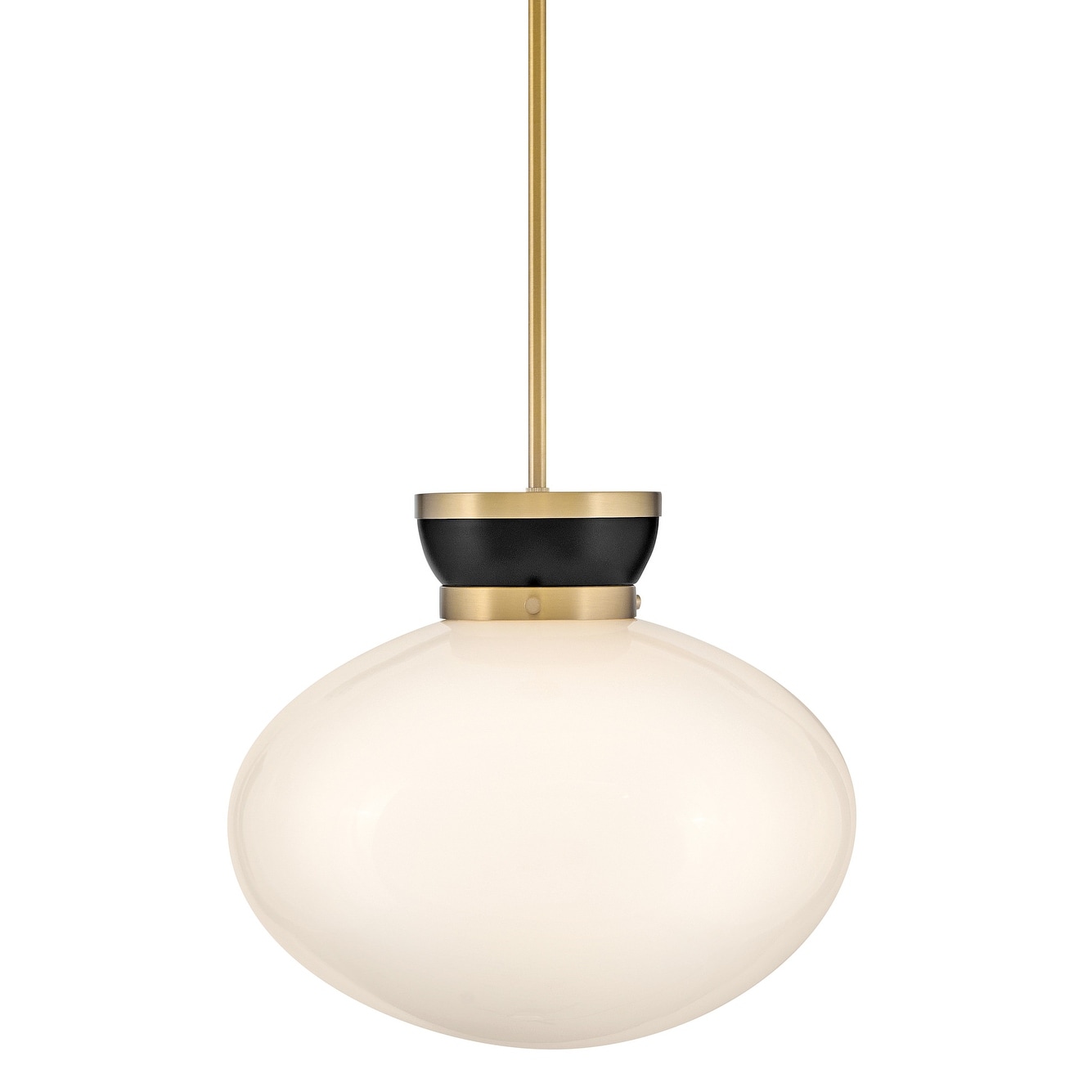 Lark 83604 Lucy 15" Wide Pendant with Cased Opal Glass